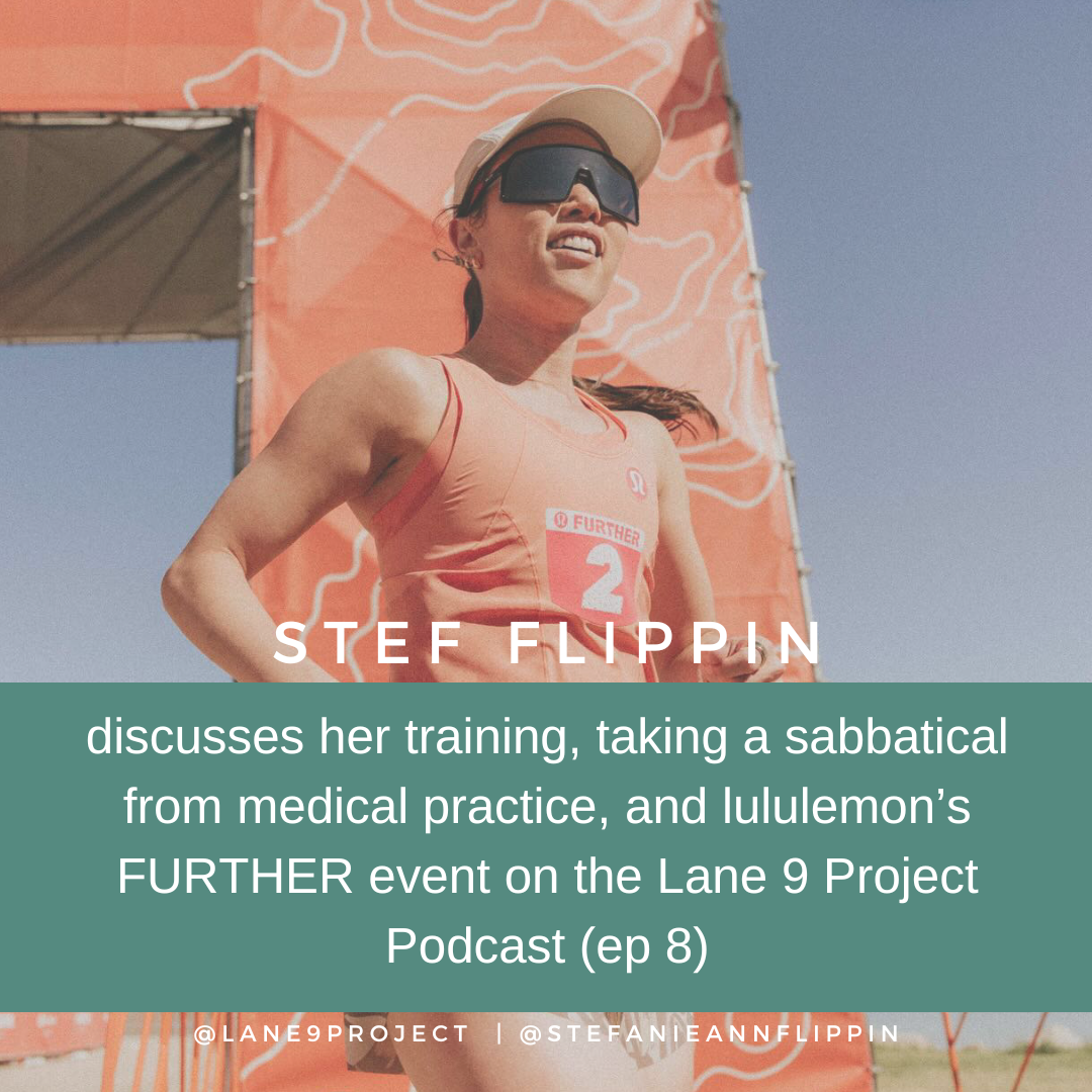 Dr. Stefanie Flippin Ultramarathoner on Lane 9 Podcast