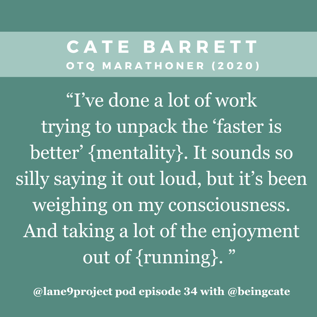 Cate Barrett on the Lane 9 podcast episode 34